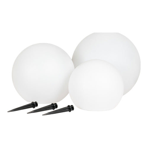 HOUSE NORDIC | LIFTON TUINLAMPEN (SET OF 3) | WIT