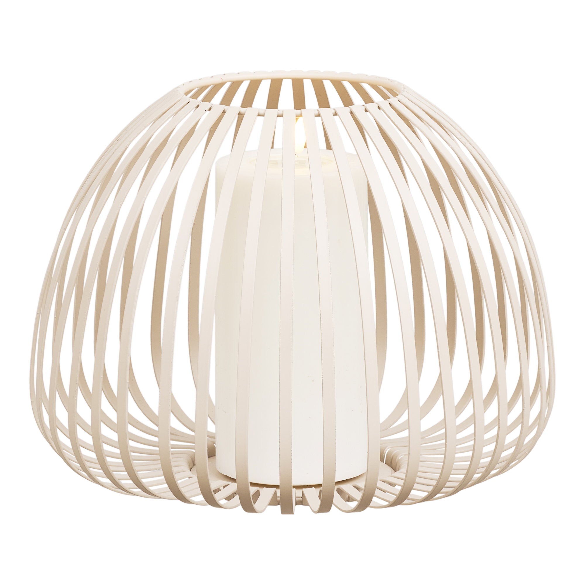 HOUSE NORDIC | STOENSE LANTAARN | BEIGE (Ø25x19/20 CM)