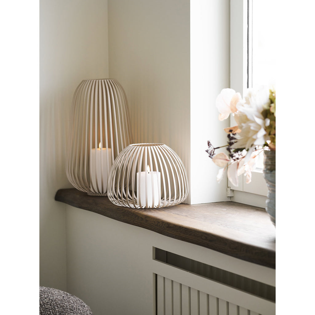 HOUSE NORDIC | STOENSE LANTAARN | BEIGE (Ø25x19/20 CM)