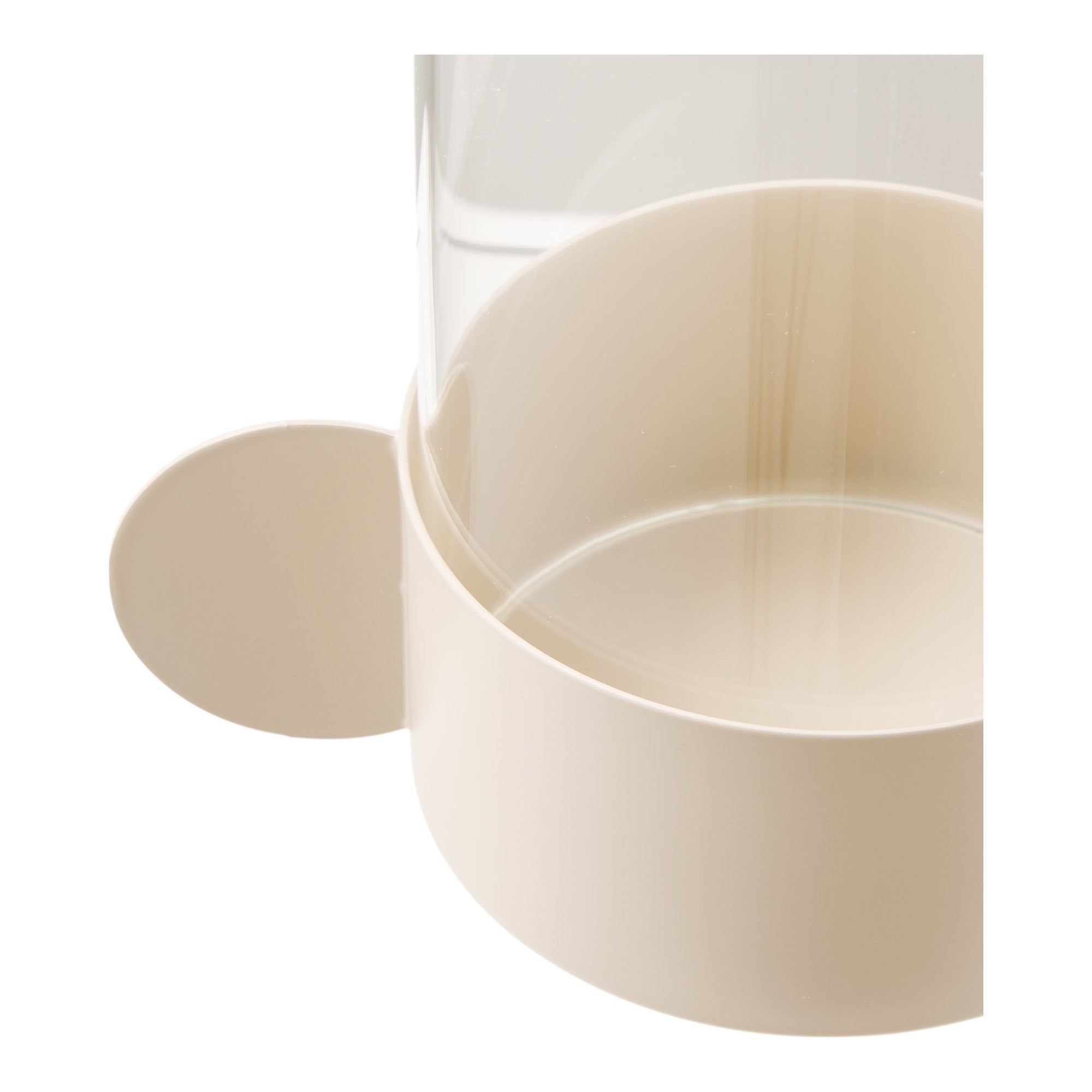 HOUSE NORDIC | HURRICANE CANDLE HOLDER | BEIGE (10x13,5x16,5 CM)