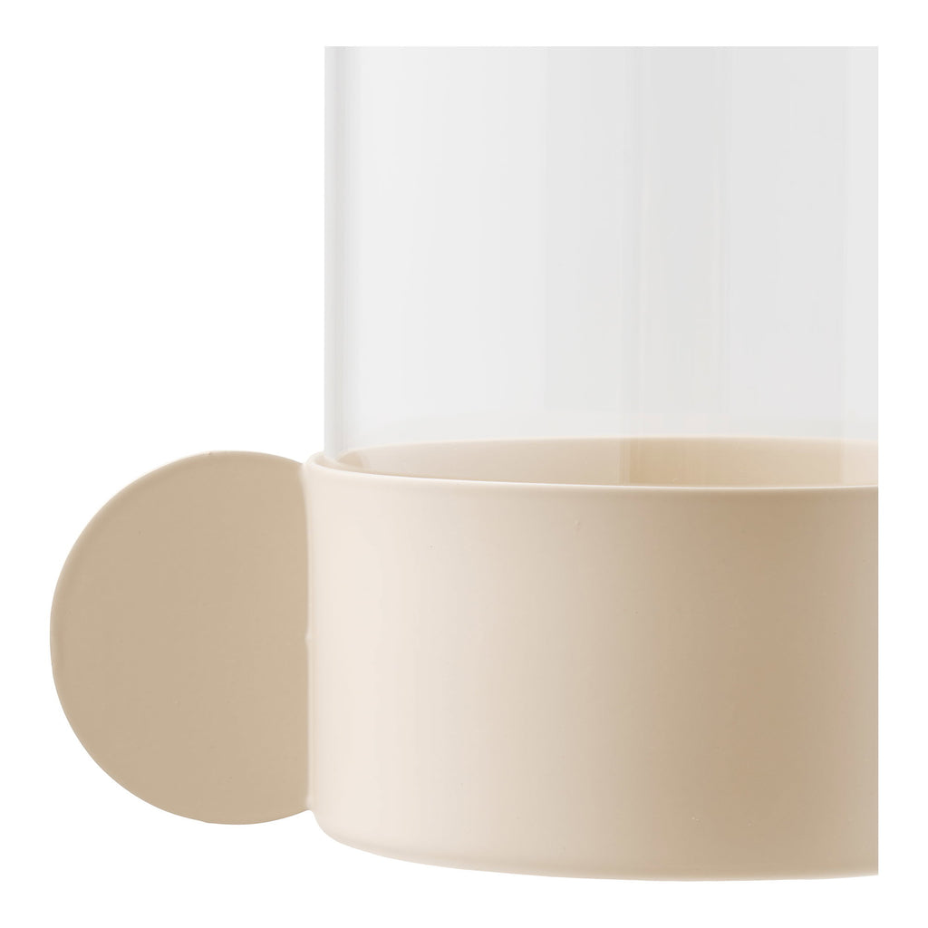 HOUSE NORDIC | HURRICANE CANDLE HOLDER | BEIGE (10x13,5x16,5 CM)