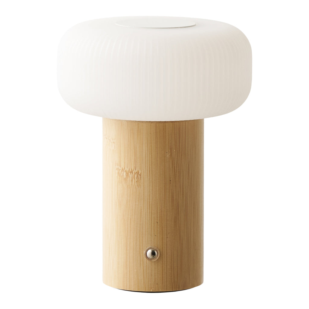 HOUSE NORDIC | STAFFORD TAFELLAMP | OPLAADBAAR + WIT (13,5x13,5x18 CM)