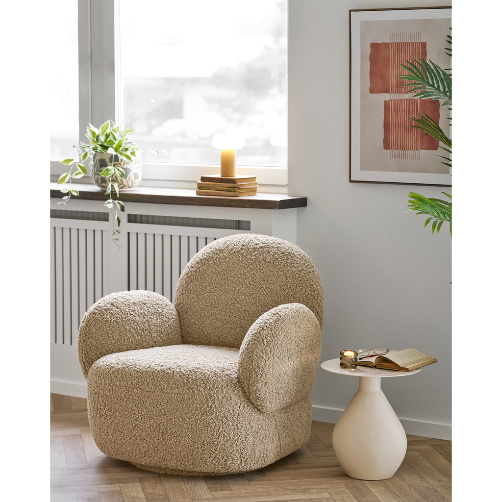 HOUSE NORDIC | STAFFORD TAFELLAMP | OPLAADBAAR + WIT (13,5x13,5x18 CM)