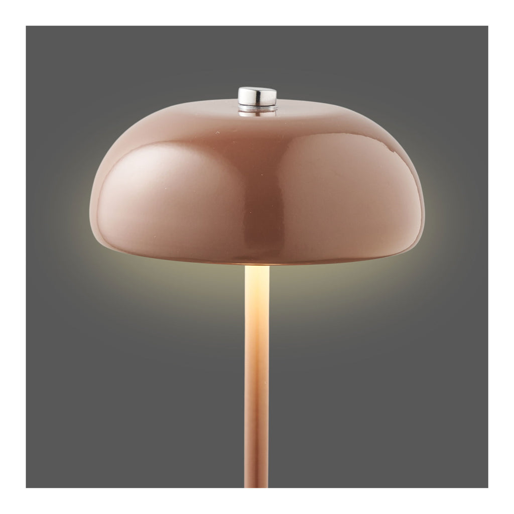 HOUSE NORDIC | TAFELLAMP MARGATE OPLAADBAAR 18CM | BRUIN