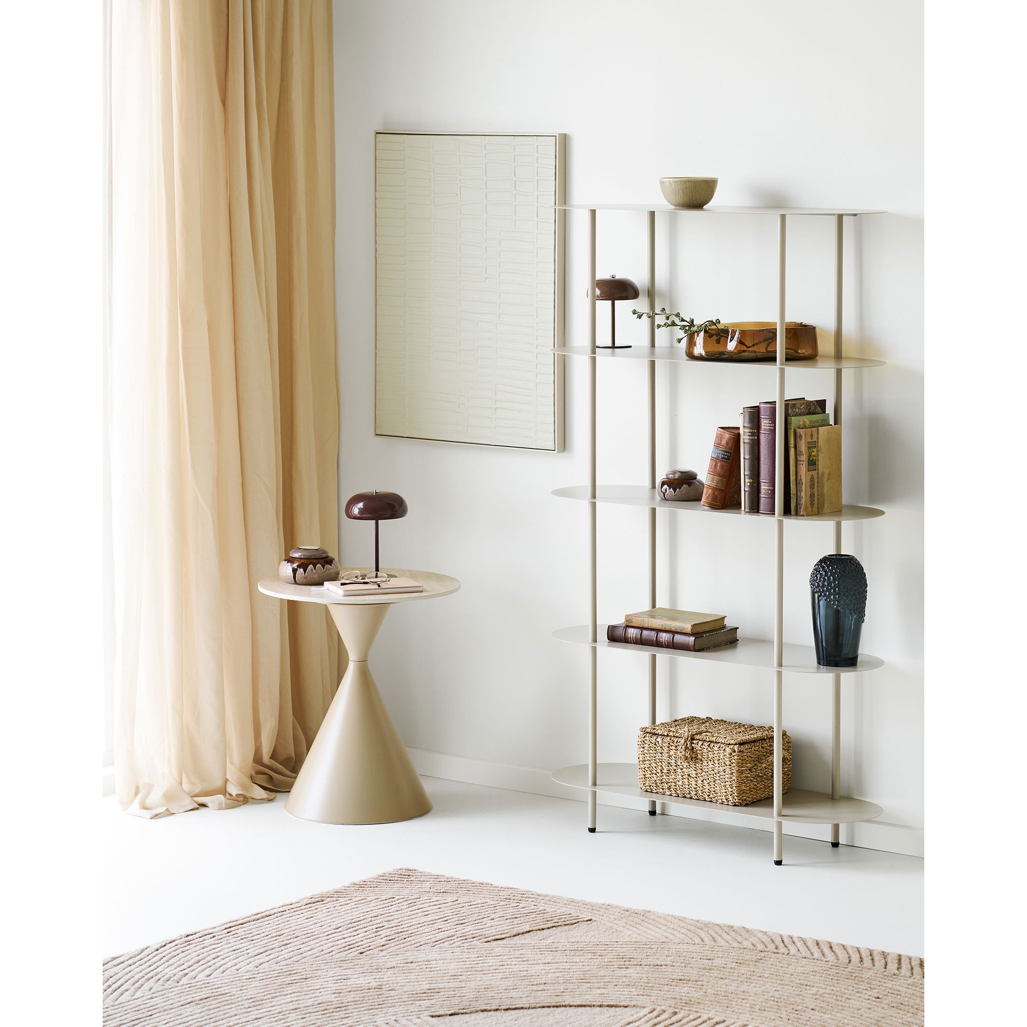 HOUSE NORDIC | TAFELLAMP MARGATE OPLAADBAAR 18CM | BRUIN
