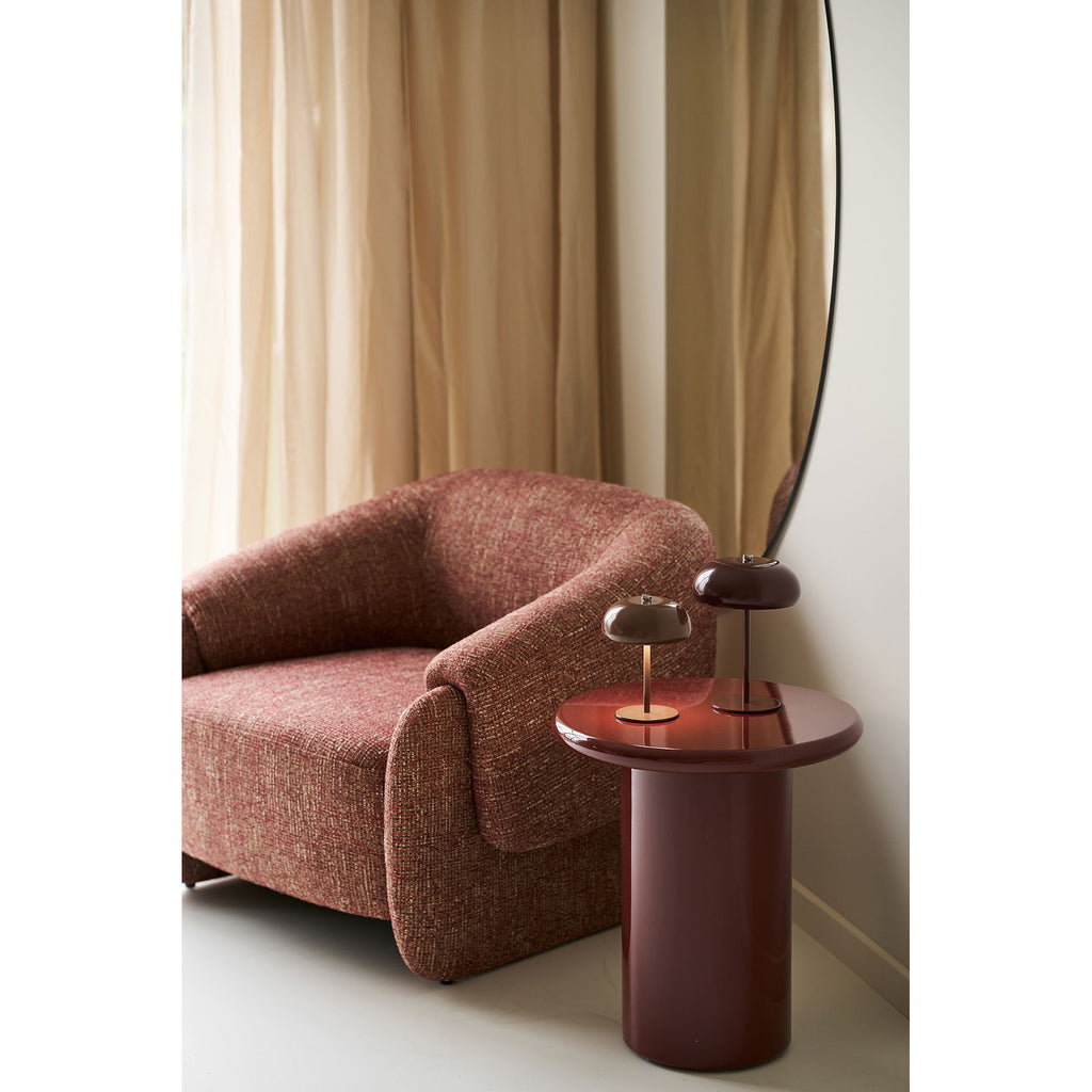 HOUSE NORDIC | TAFELLAMP MARGATE OPLAADBAAR 18CM | BRUIN