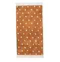 KIDSDEPOT | VLOERKLEED HILDE | BRUIN MET BEIGE STIPPEN (150X80 CM)