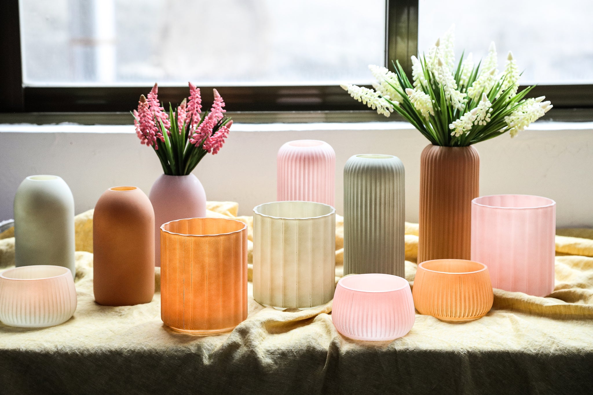 PTMD | theelichthouder Giulianna | oranje