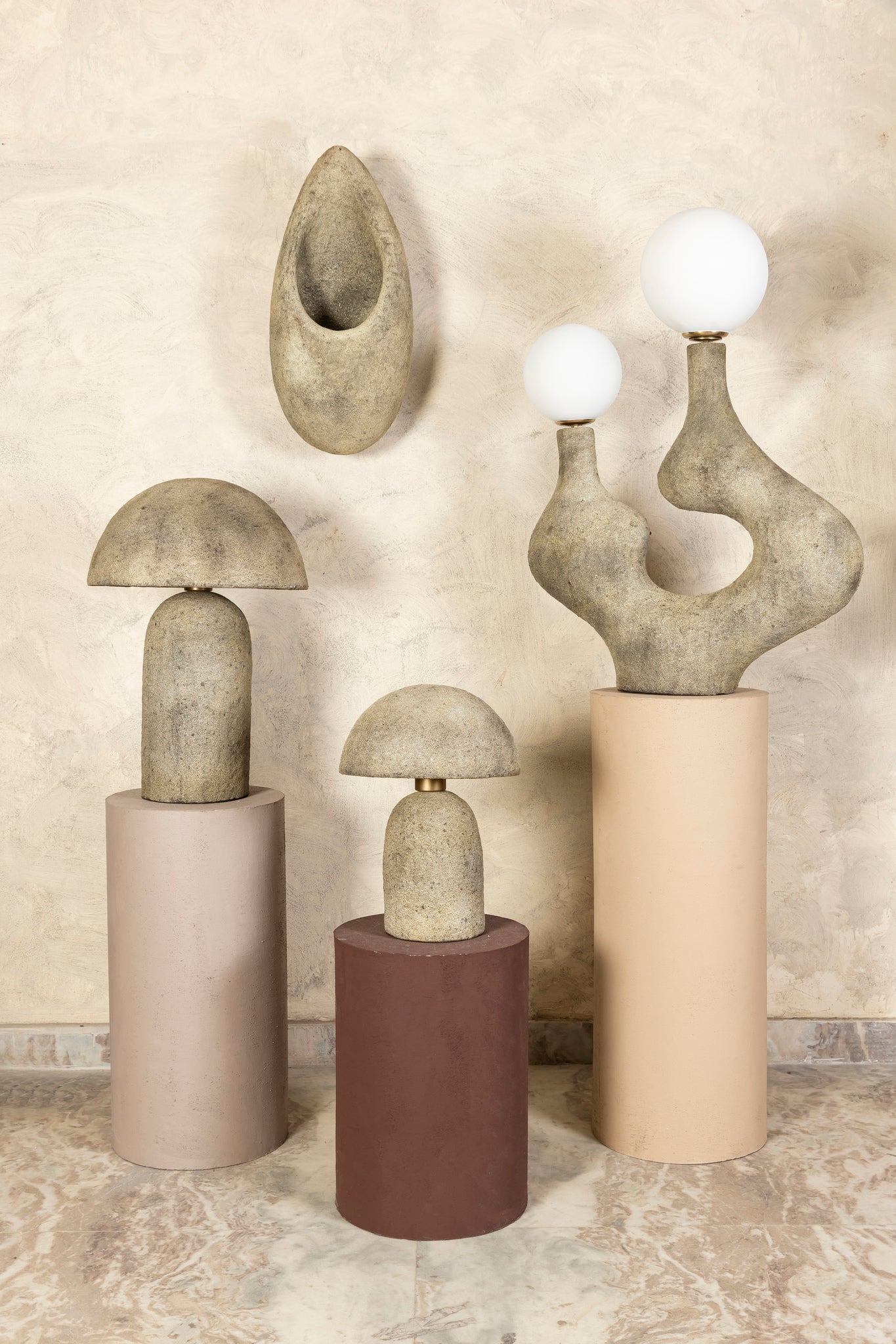 PTMD | Tafellamp Calleb S | beige