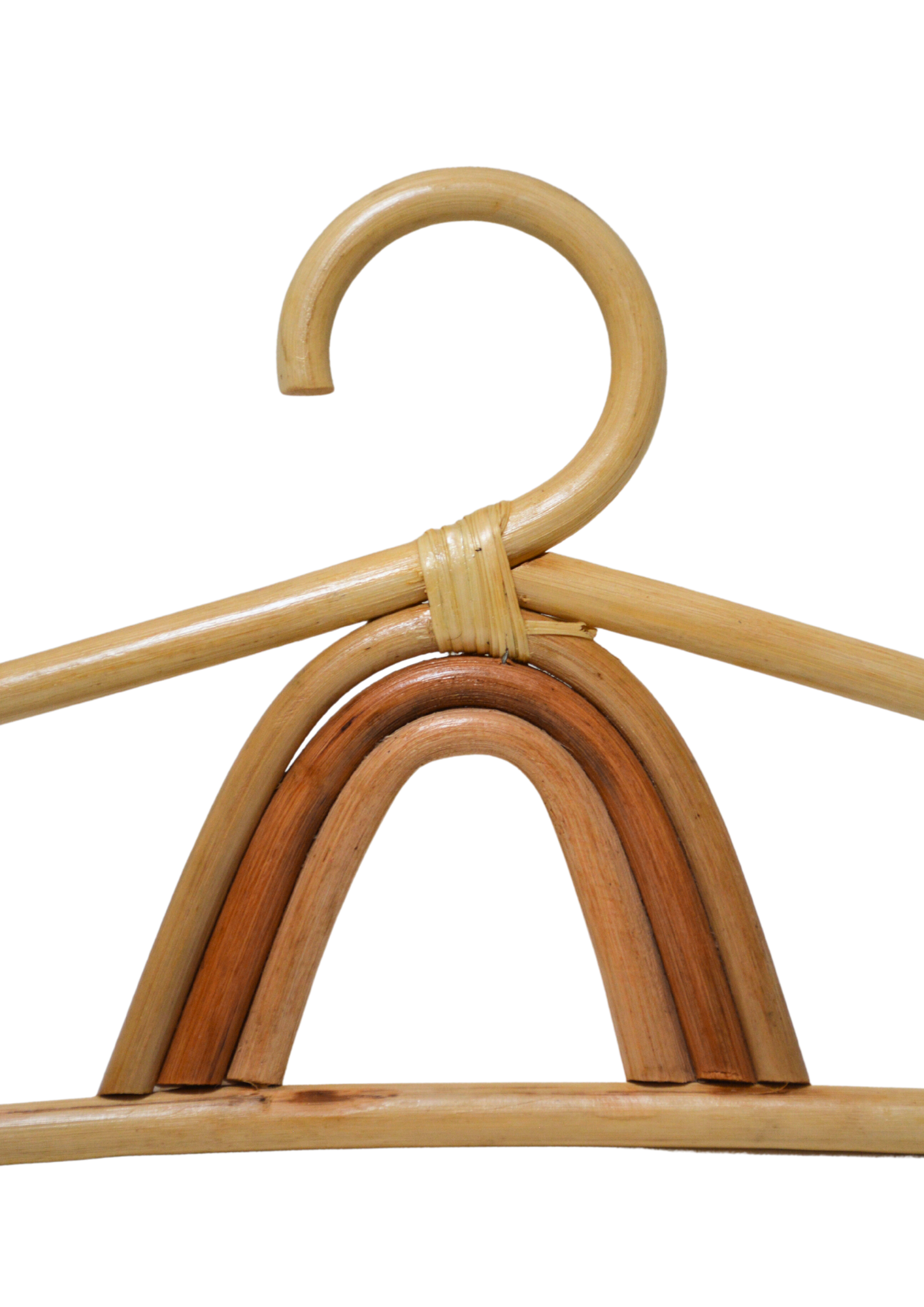 HIPPIE MONKEY | ROTAN REGENBOOG KLEDINGHANGER