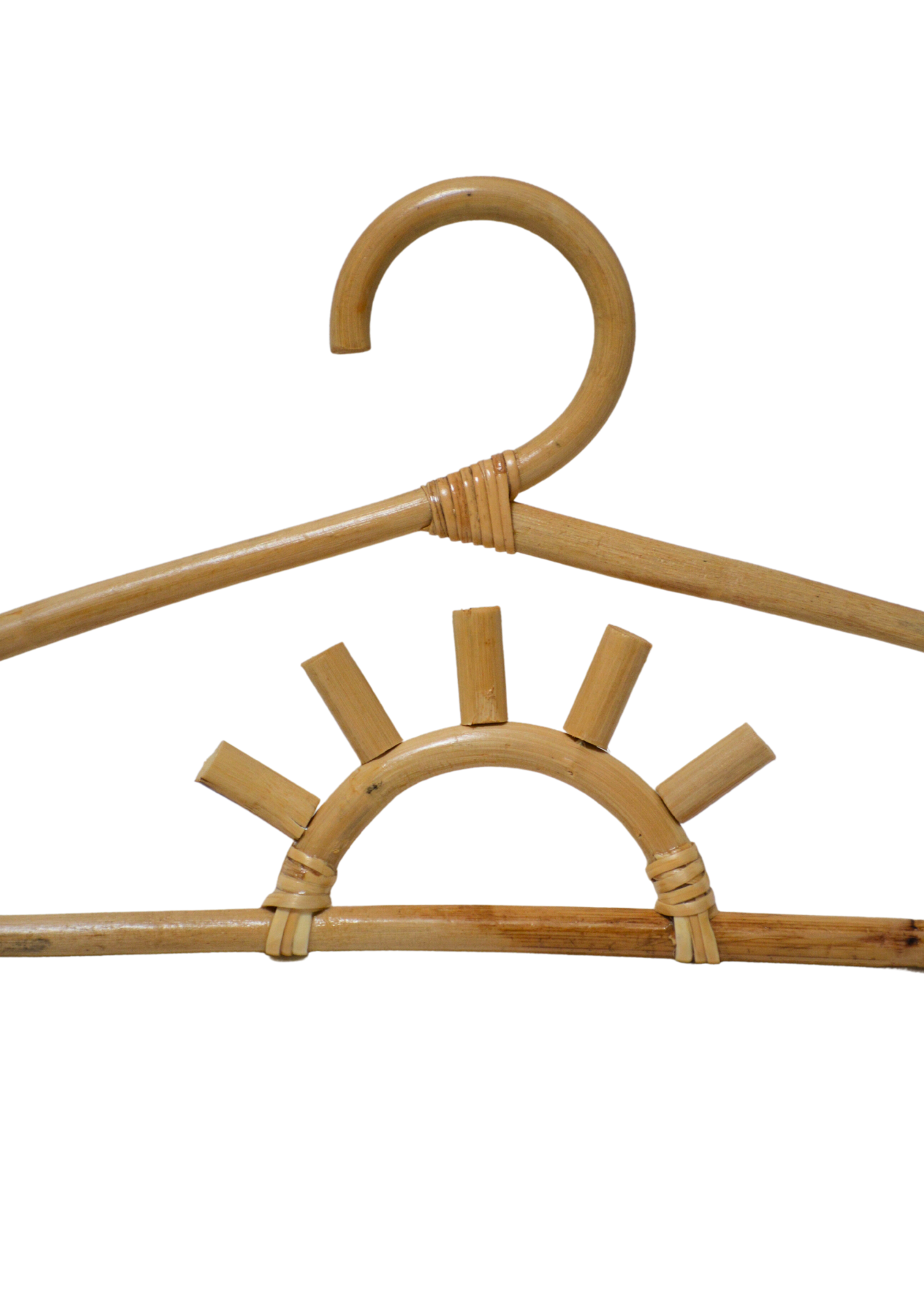 HIPPIE MONKEY | ROTAN ZON KLEDINGHANGER | NATUREL