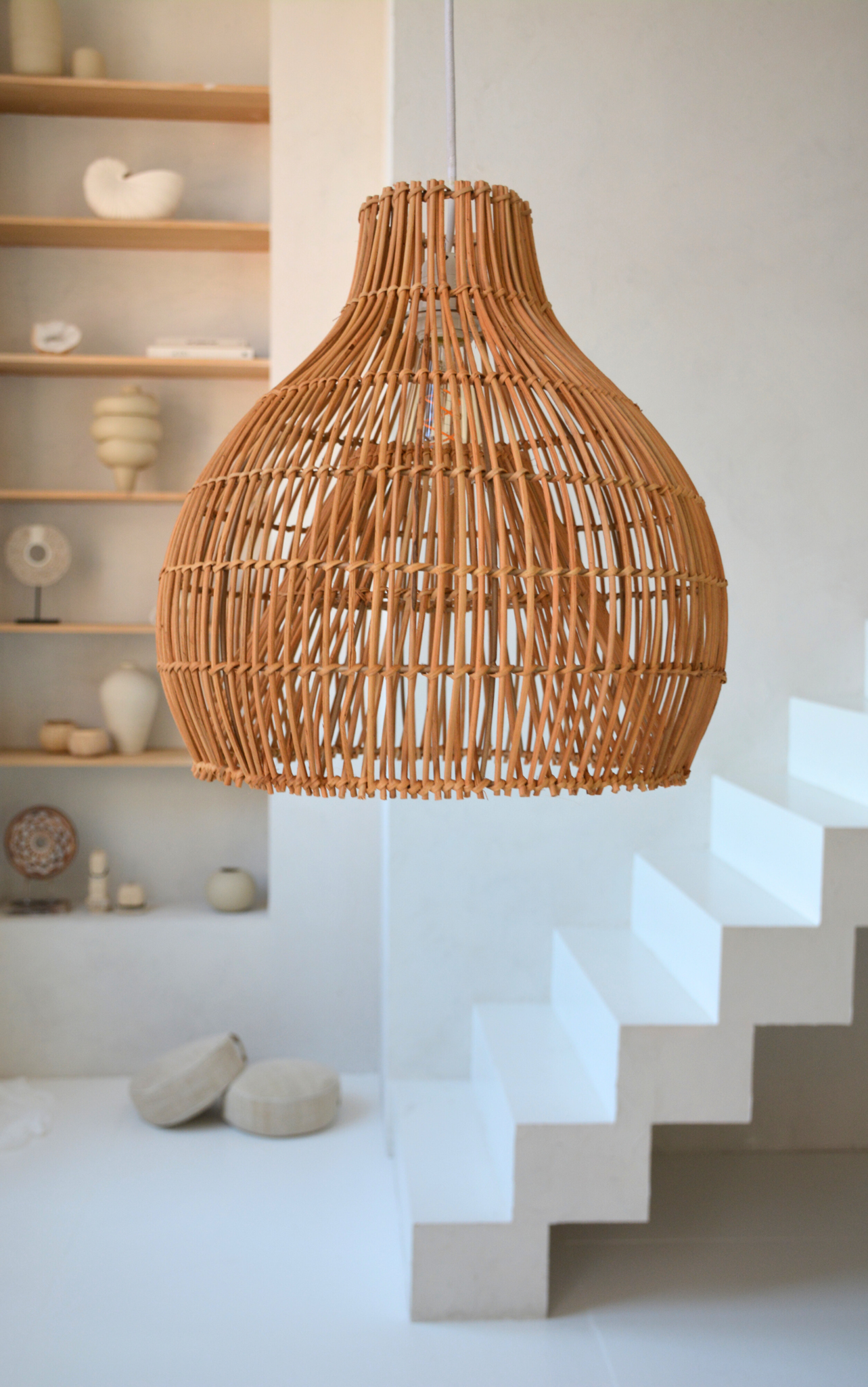 HIPPIE MONKEY | ROTAN LAMP THE GILI | M | NATUREL
