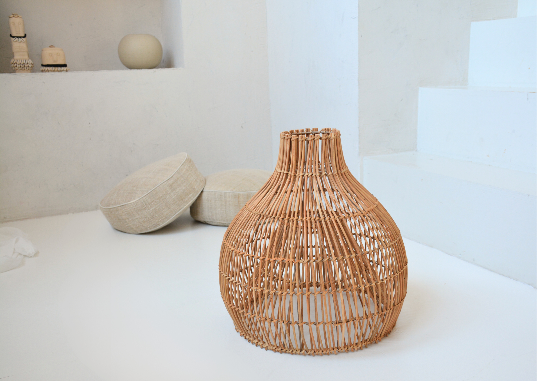 HIPPIE MONKEY | ROTAN LAMP THE GILI | M | NATUREL