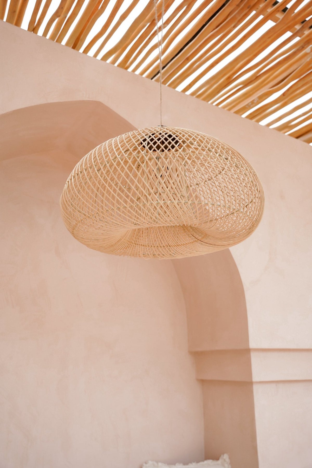 HIPPIE MONKEY | ROTAN LAMP | THE KAYU BERAT