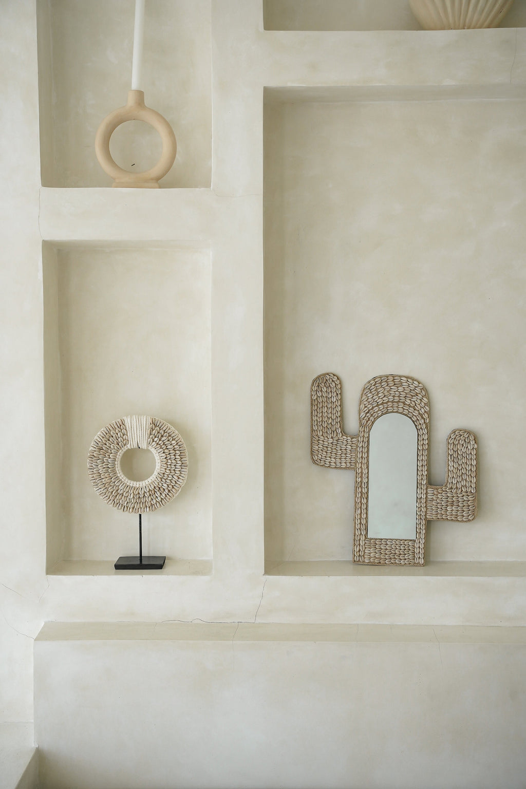 HIPPIE MONKEY | CACTUS SPIEGEL MET SCHELPEN