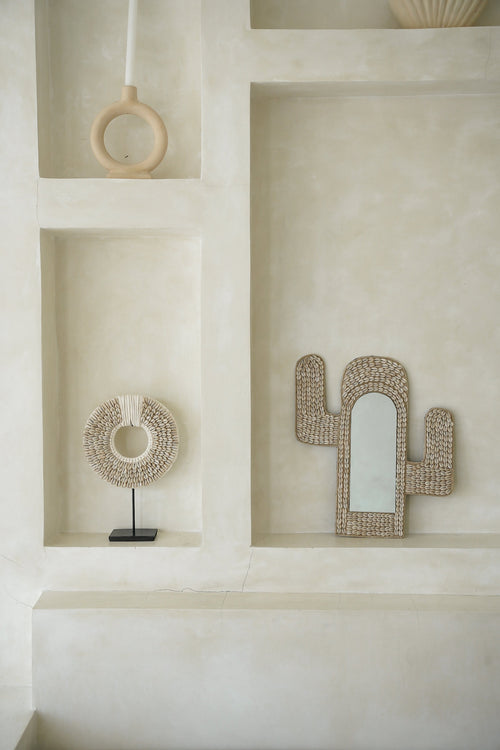 HIPPIE MONKEY | CACTUS SPIEGEL MET SCHELPEN