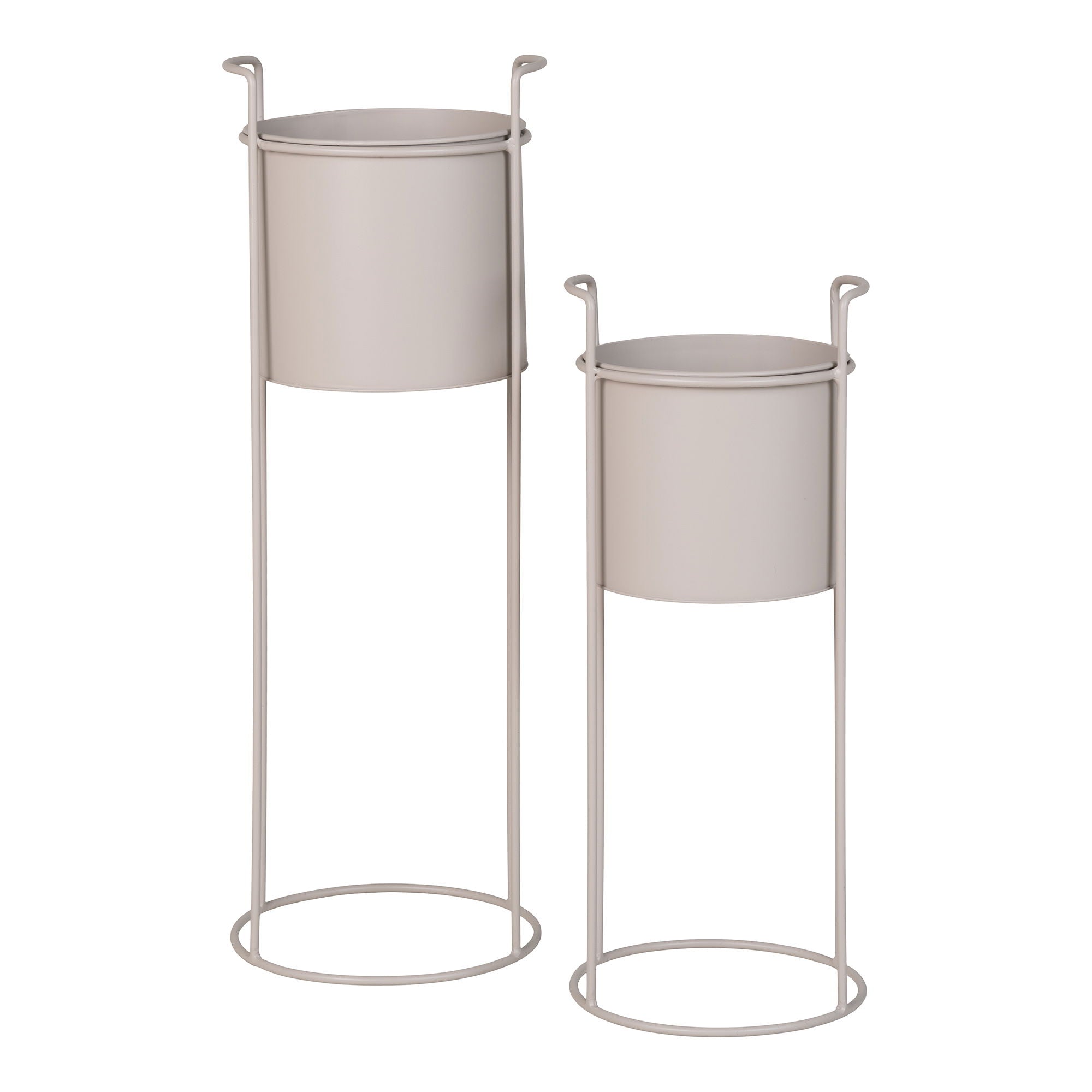 HOUSE NORDIC | PLANTENSTAANDER Rabo (SET OF 2) | sand