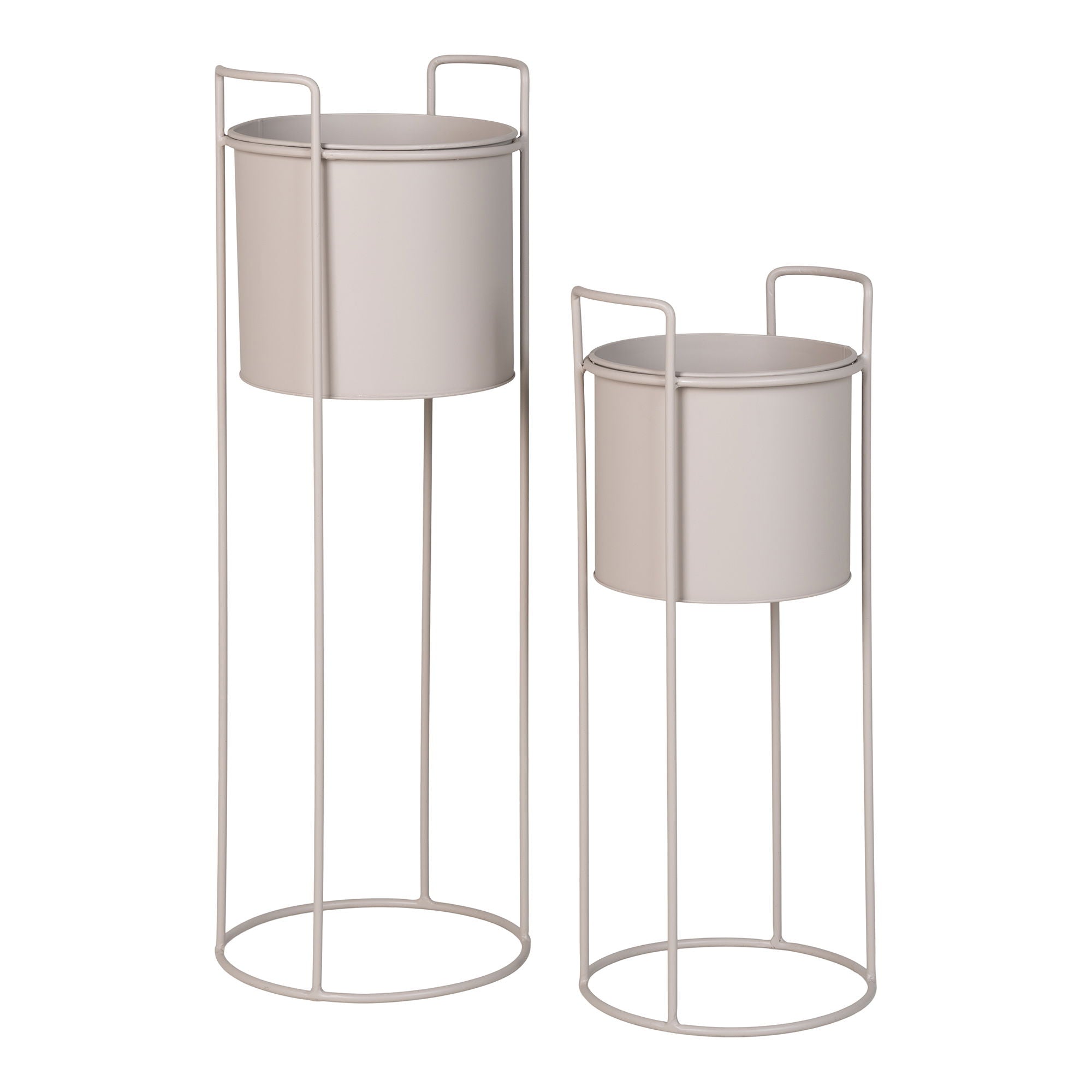 HOUSE NORDIC | PLANTENSTAANDER Rabo (SET OF 2) | sand