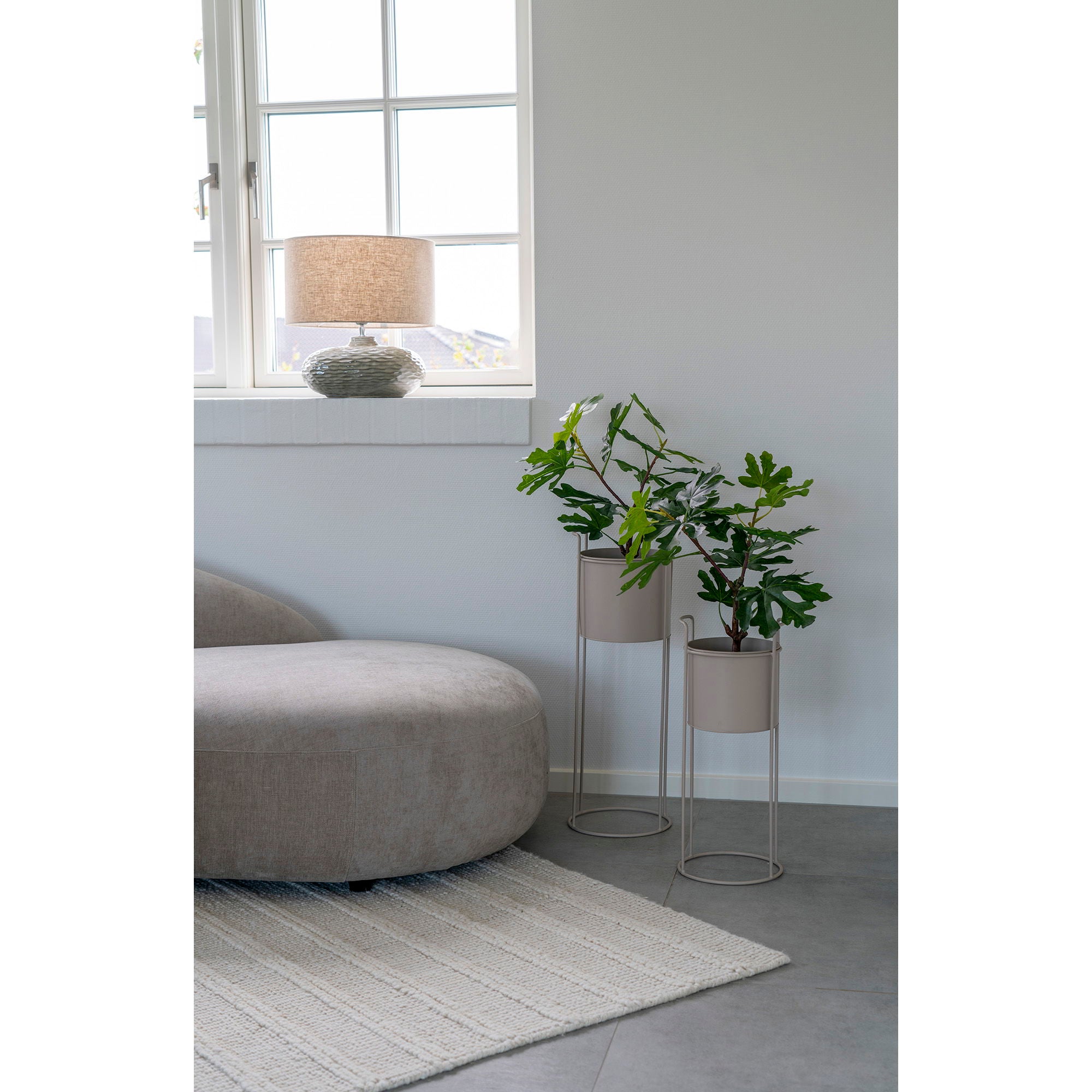 HOUSE NORDIC | PLANTENSTAANDER Rabo (SET OF 2) | sand