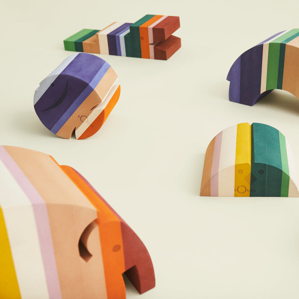 -bObles tuimelmeubel voor kinderen motorisch speelgoed design
