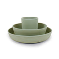 Filibabba kinderservies siliconen antislip bord en beker set
