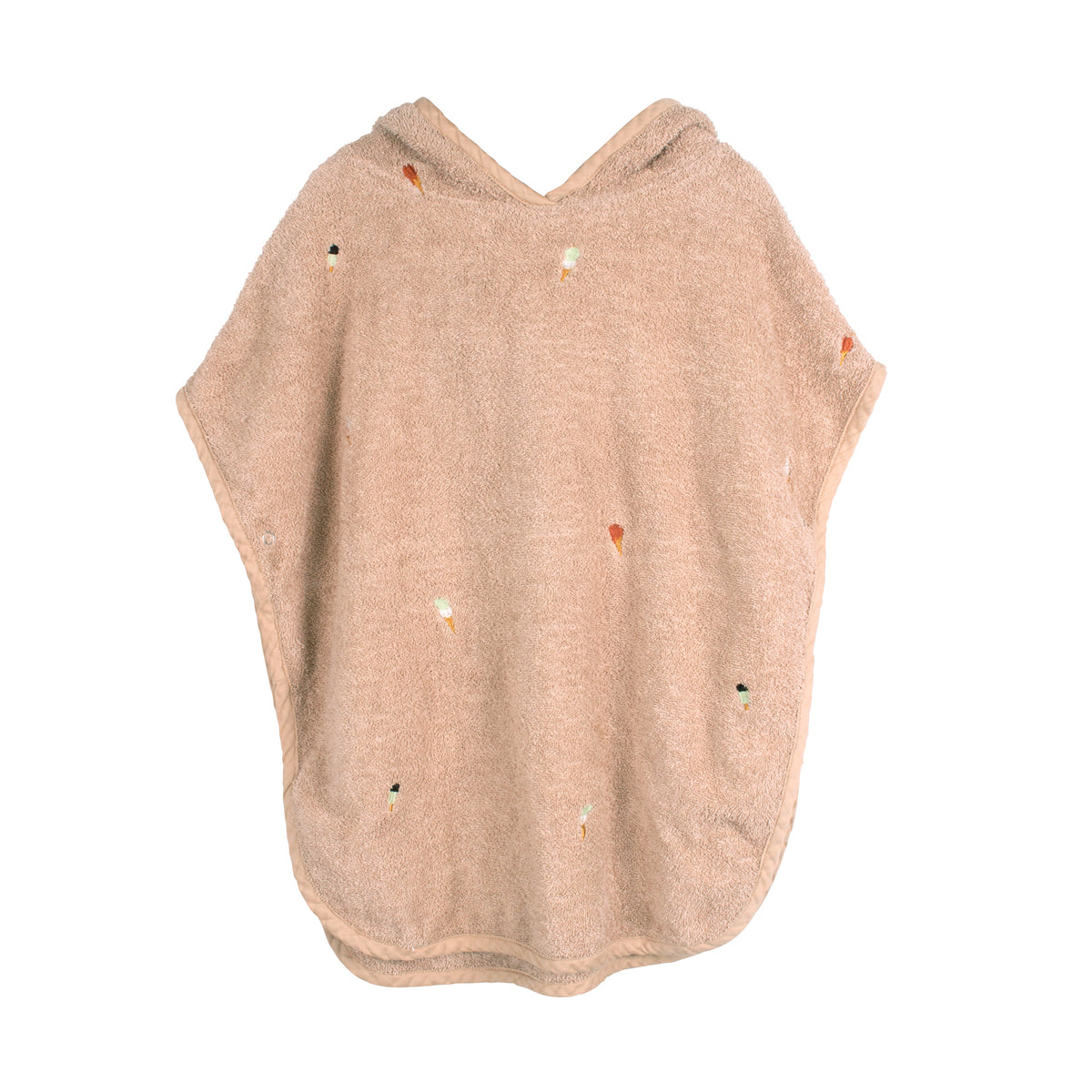 FILIBABBA | GEBORDUURDE STRANDPONCHO GOTS | FRAPPÉ