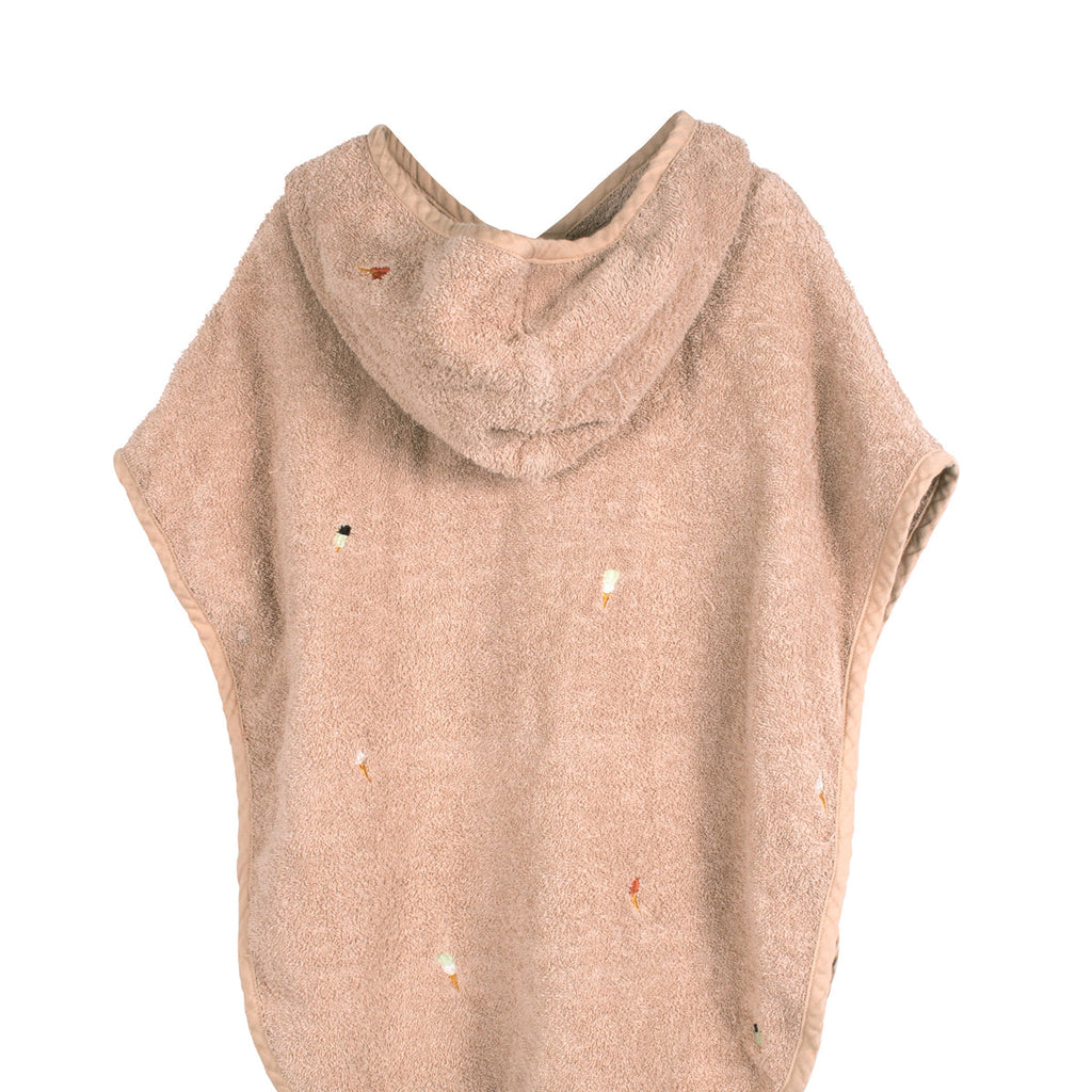 FILIBABBA | GEBORDUURDE STRANDPONCHO GOTS | FRAPPÉ