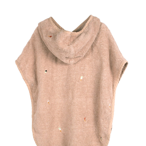FILIBABBA | GEBORDUURDE STRANDPONCHO GOTS | FRAPPÉ