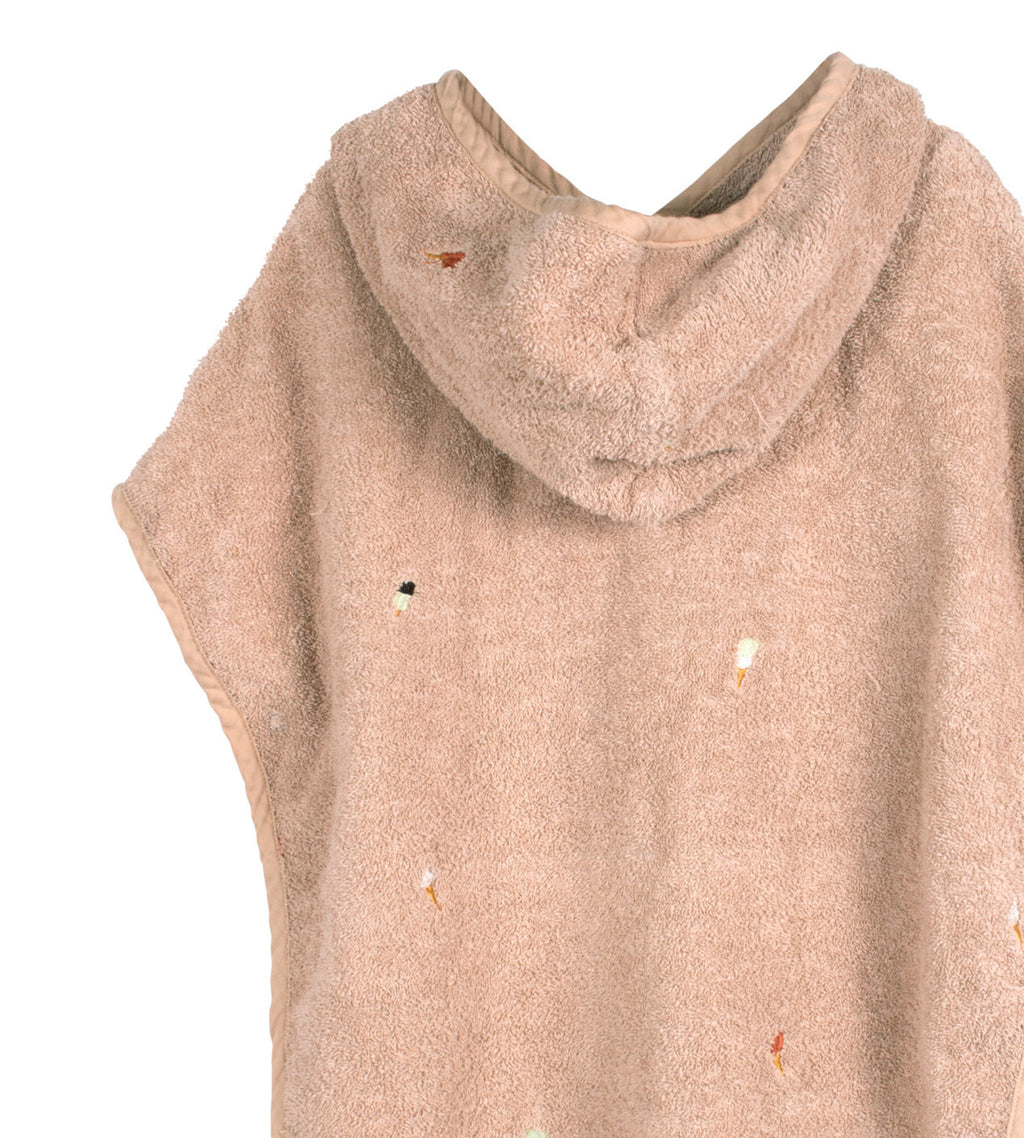 FILIBABBA | GEBORDUURDE STRANDPONCHO GOTS | FRAPPÉ