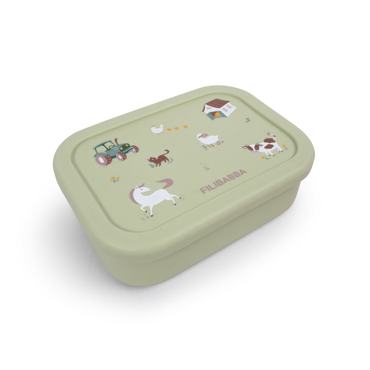 FILIBABBA | SILICONE LUNCHBOX (700 ML) | BOG GREEN
