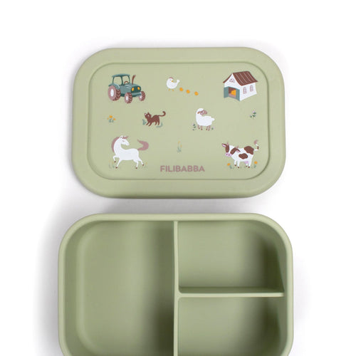 FILIBABBA | SILICONE LUNCHBOX (700 ML) | BOG GREEN