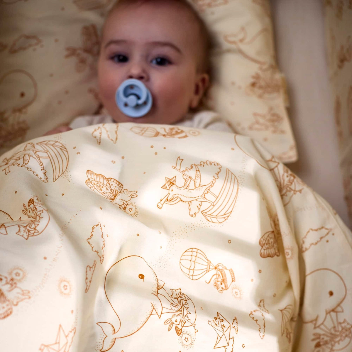 FILIBABBA | BABY BEDDING DREAM HUNT | BIOLOGISCH SATIJN-KATOEN