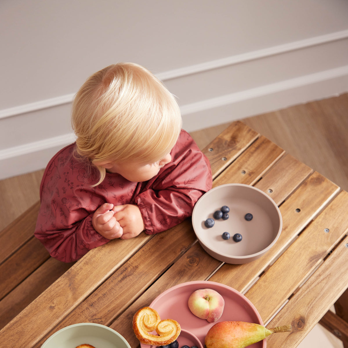 Filibabba babyservies van siliconen kindvriendelijk eetset
