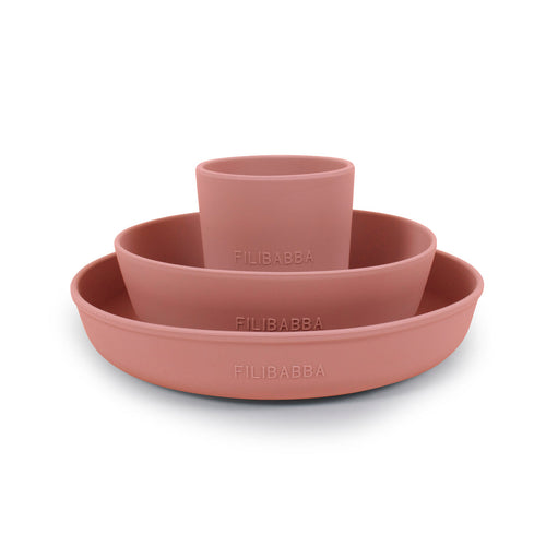 Filibabba siliconen servies voor kinderen duurzaam babyservies set