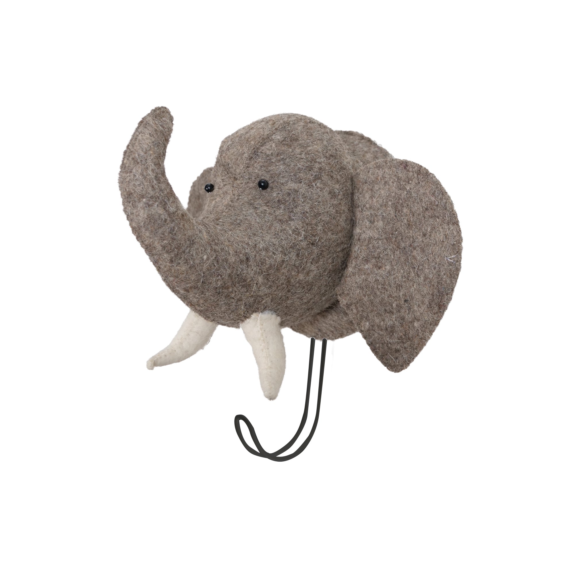 KidsDepot olifant decoratie van vilt knuffelachtig kinderkamer decoratie