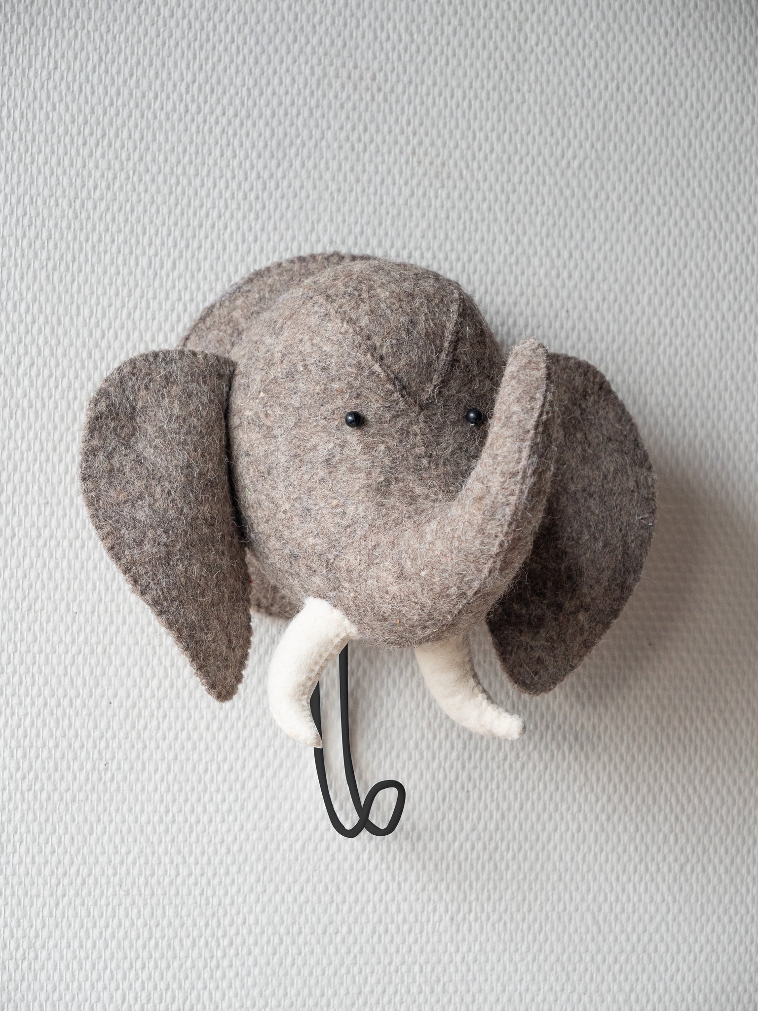 KidsDepot olifant decoratie van vilt knuffelachtig kinderkamer decoratie