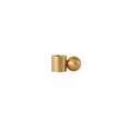OYOY LIVING | PALLOA SOLID BRASS CANDLEHOLDER LOW | GEBORSTELD MESSING 2 CM