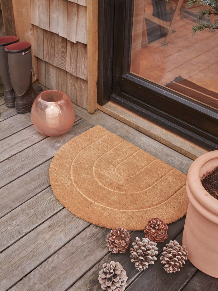 OYOY LIVING | RAINBOW DOORMAT | NATUURKOPER / KOKOSMAT 55X75 CM
