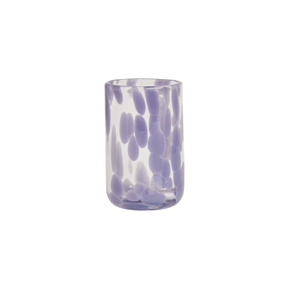 OYOY LIVING | JALI GLASS (WHITE SPOTS) | Ø6,8X10,5 CM