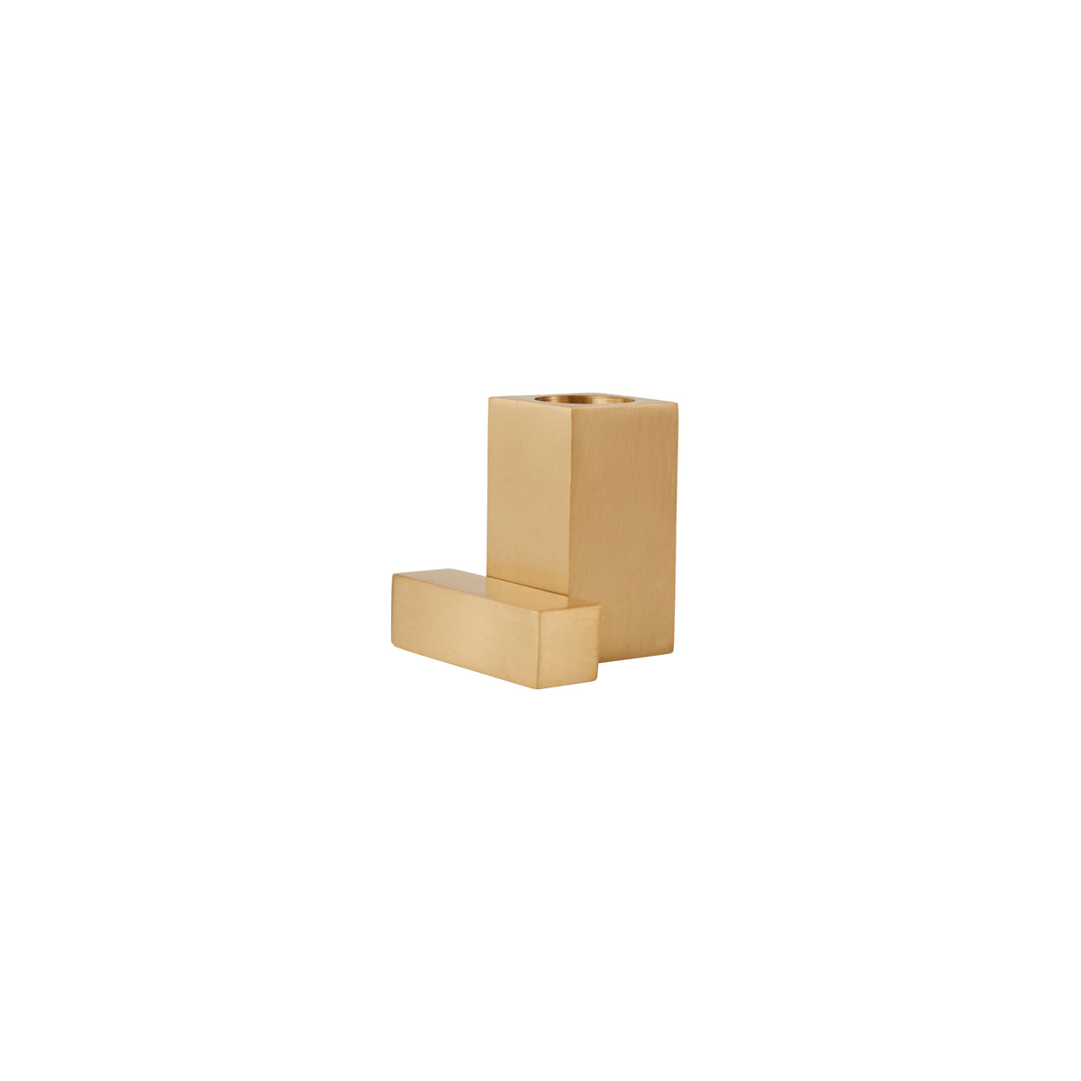 OYOY LIVING | SQUARE SOLID BRASS CANDLEHOLDER | H5X5XW4 CM GEBORSTELD MESSING