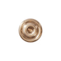 OYOY LIVING | SAVI SOLID BRASS CANDLEHOLDER LOW | Ø12,5X3 CM GEBORSTELD MESSING