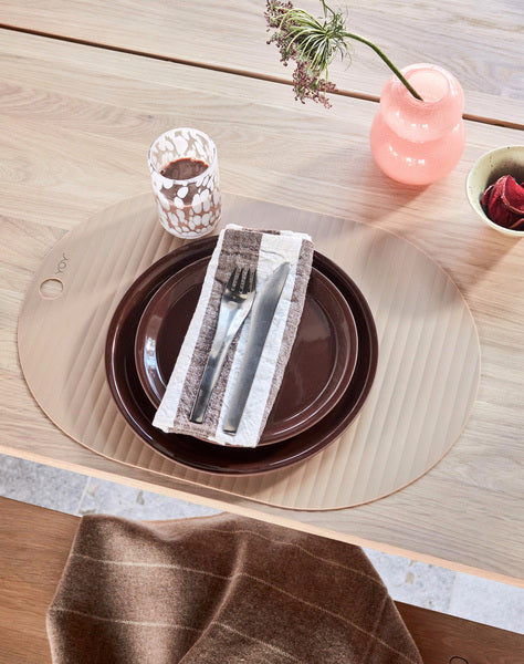 OYOY LIVING | YUKA DEEP PLATE | Ø19 TERRACOTTA (SET OF 2)
