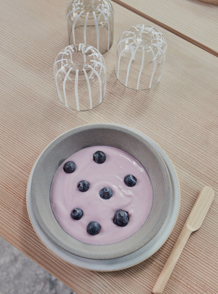 OYOY LIVING | YUKA DEEP PLATE | Ø19 BEIGE (SET of 2)