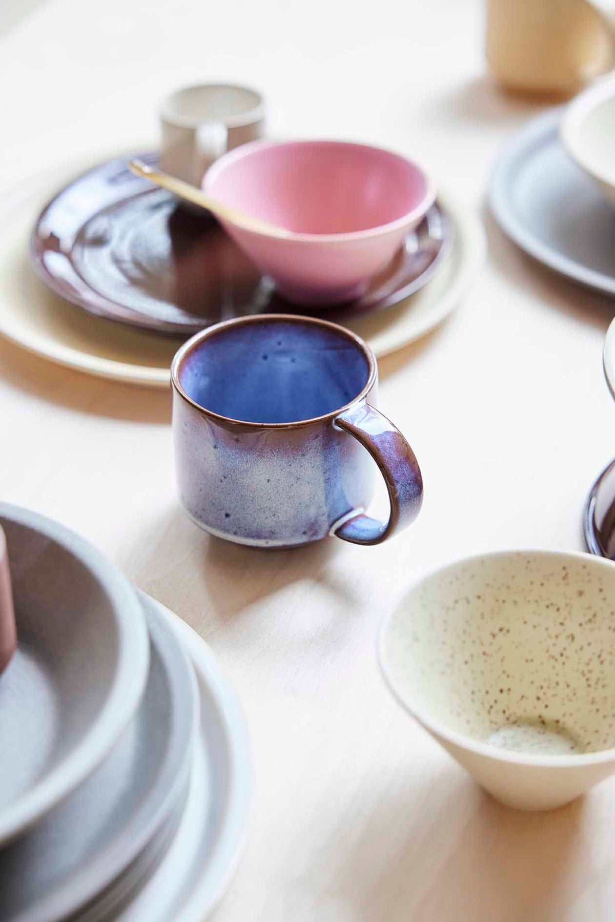 OYOY LIVING | YUKA CUP | HANDGEMAAKTE KOFFIE- EN THEEKOP 8x7 CM (SET OF 2)