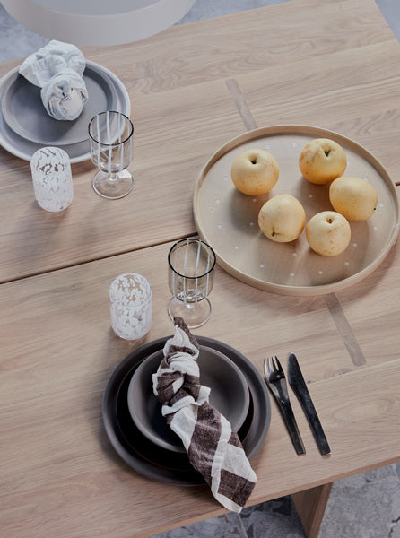 OYOY LIVING | YUKA DEEP PLATE | Ø19 GRIJS (SET OF 2)