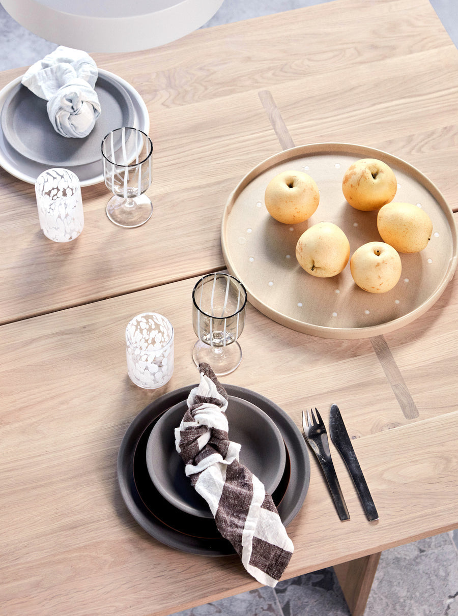 OYOY LIVING | YUKA DEEP PLATE | Ø19 GRIJS (SET OF 2)