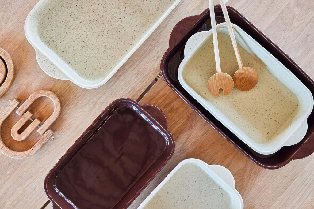 OYOY LIVING | YUKA OVEN DISH SMALL | HANDGEMAAKT STEENGOED