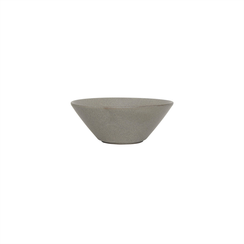 OYOY LIVING | YUKA BOWL MEDIUM | HANDGEMAAKTE SCHAAL | GRIJS