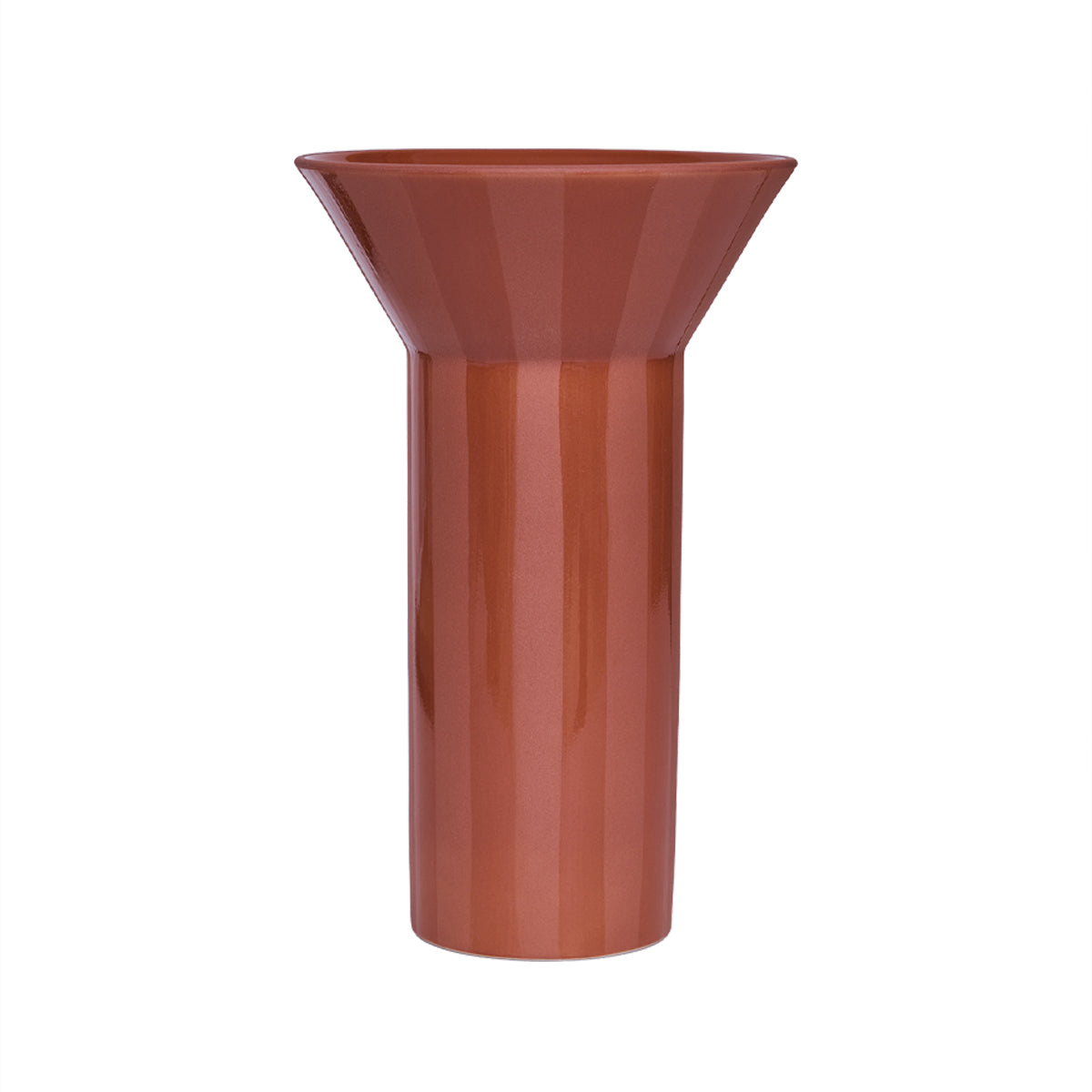 OYOY LIVING | LUONTO VASE | ROOD BRUIN
