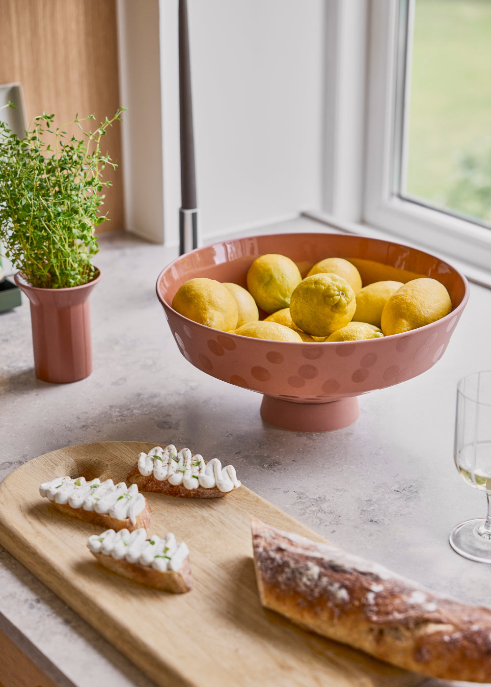 OYOY LIVING | LUONTO LARGE BOWL | NATUURLIJK STEENGOED